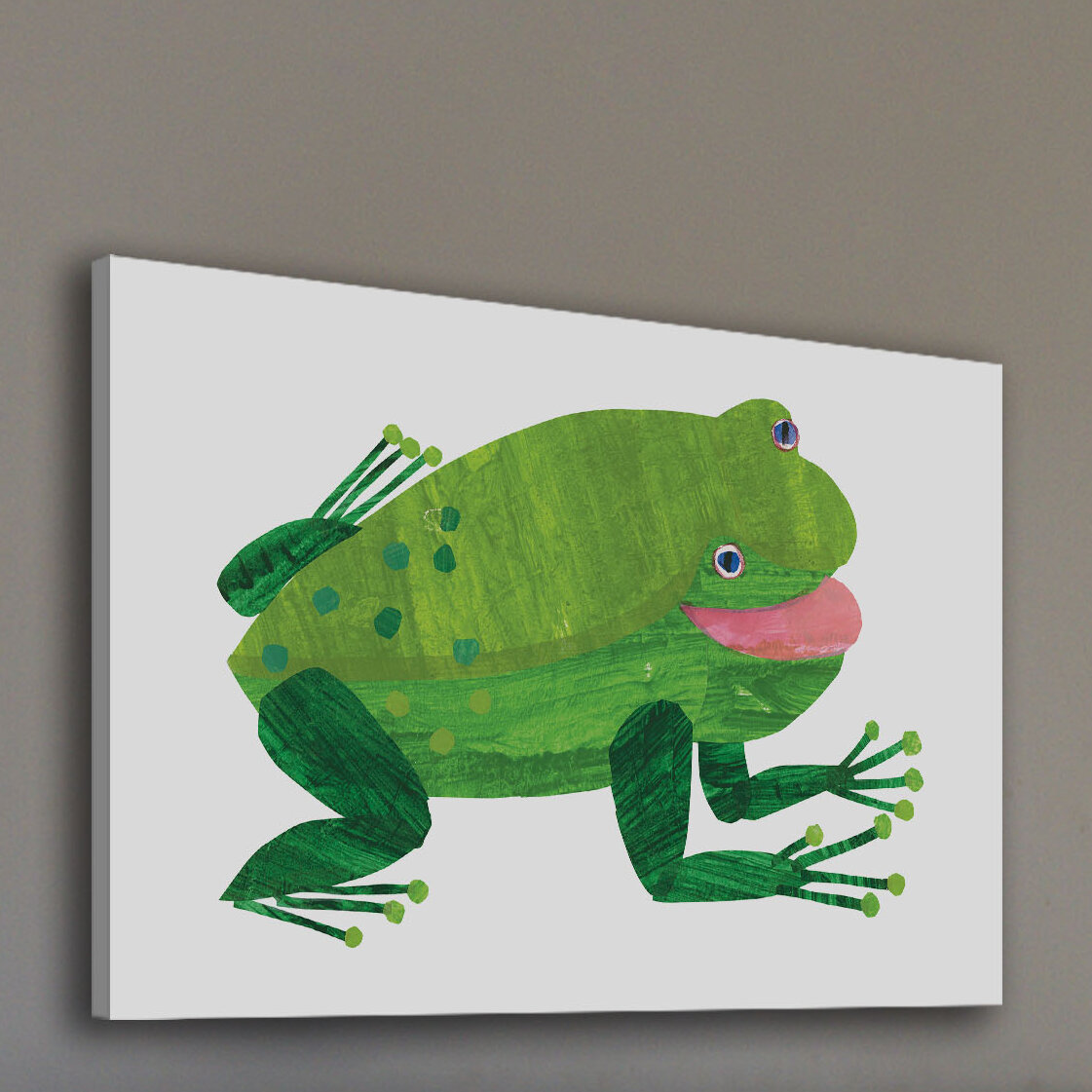 Viv + Rae™ Lamons 'Green Frog' Print on Wrapped Canvas | Wayfair